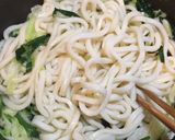 たらこ焼うどん作り方3写真