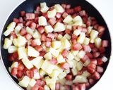 スパムとポテトのオムレツ作り方4写真