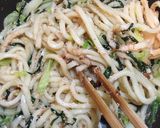 たらこ焼うどん作り方5写真
