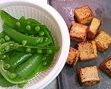 厚揚げとスナップエンドウの箸休め作り方2写真