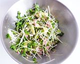 アボカドとかいわれとツナのサラダ丼作り方4写真