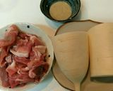 豚しゃぶと大根ステーキ～胡麻ドレ添え～作り方1写真
