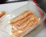 簡単♪鶏ささみのなめ茸和え♪作り方1写真