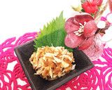 簡単♪鶏ささみのなめ茸和え♪作り方3写真