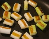 焼きネギとちくわの炊き込みご飯作り方3写真