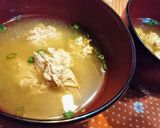 旬★遊び心【生タラコのフラワー味噌汁】♪作り方3写真