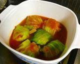 紫蘇香る、うずら卵入りロールキャベツ作り方5写真