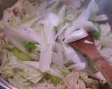 白菜とカニカマの中華風ミルクスープ＊作り方3写真