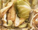 白菜と油揚げのモーニング鍋作り方5写真