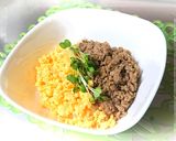 簡単10分☆和食朝食ランチ弁当そぼろ丼♪作り方9写真