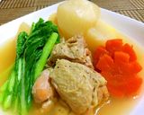 ほっこり♡かぶと鶏肉のおかずスープ作り方8写真