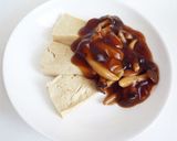 手作り高野豆腐のしめじあんかけ作り方9写真