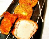 豆腐の、大葉と肉巻き揚げ作り方6写真