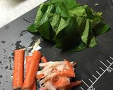 カニカマと小松菜の煮浸し♡作り方1写真