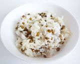 緑豆の炊き込みご飯　緑豆ごはん作り方3写真