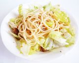 レタスと納豆のポン酢パスタ作り方5写真