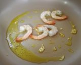 とろ～り♡海老ときのこのクリームパスタ♪作り方3写真