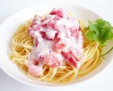 トマトとヨーグルトの冷製パスタ作り方4写真