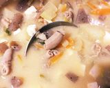 モツ入り味噌汁作り方4写真