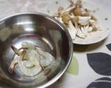 とろ～り♡海老ときのこのクリームパスタ♪作り方1写真