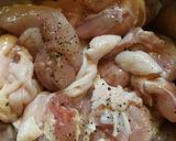 簡単♦鶏もも肉の甘辛♦目玉のっけ♦作り方1写真