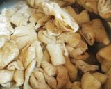 美味し〜♡豚モツと野菜の煮込み♪味噌味作り方1写真