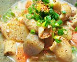 美味し〜♡豚モツと野菜の煮込み♪味噌味作り方10写真