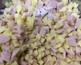 お魚ソーセージ入りハッシュドポテト作り方3写真