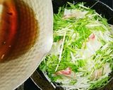 水菜と鯛のサラダ作り方4写真