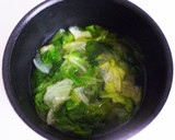 レタスと玉子のかき玉汁風スープ作り方4写真