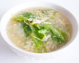 レタスと玉子のかき玉汁風スープ作り方6写真