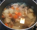 鶏ダシの野菜スープ シチュー風作り方3写真