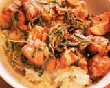 お手軽!唐揚げ丼!うまソースがけ♡作り方4写真