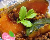 かぼちゃと大豆ミートのとろとろあんかけ作り方6写真