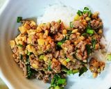 ひきわり納豆ひき肉丼作り方4写真