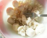 蒸し里芋のレモン風味ポテサラ作り方2写真