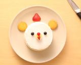離乳食 くまちゃんサンタケーキ作り方4写真