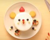 離乳食 くまちゃんサンタケーキ作り方7写真