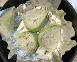 キャベツと鯖缶のオイル蒸し焼き☆作り方1写真