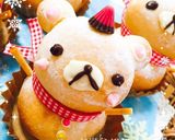 HBで♪リラックマの雪だるまパン♡作り方15写真