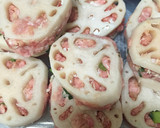 簡単！しっかりお味の蓮根の挟み揚げ♡作り方4写真
