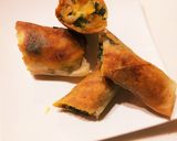 カボチャの煮物リメイク 洋風チーズ春巻き作り方9写真