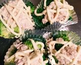 ブロッコリーツナマヨ焼き作り方2写真