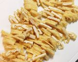 お揚げと豆苗のさっと炒め作り方1写真