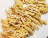 お揚げと豆苗のさっと炒め作り方1写真