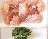 簡単おかずにあと一品鶏肉とチーズ大葉乗せ作り方1写真