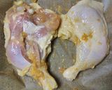 甘酒でシットリ♪ローストチキン作り方2写真