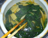 簡単♪豆腐とほうれん草と筍の和風餡掛け煮作り方8写真