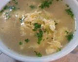 コンソメたまごスープ★ランチ用作り方4写真