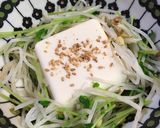 我が家の『豆苗もやしヘルシー豆腐♪』作り方7写真